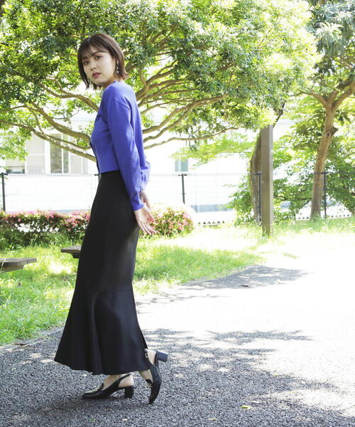 JILL by JILL STUART(ジルバイジルスチュアート)の「◇ハイウエストロングマーメイドスカート(スカート・レディース・グレー/ブルー/ブラック/ネイビー・SMALL/MEDIUM)」の11枚目の写真