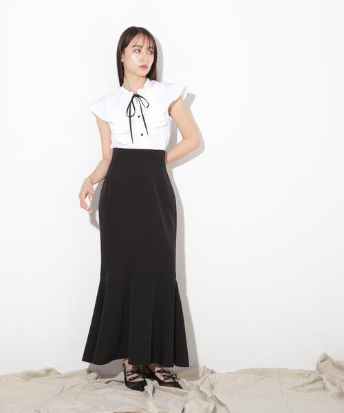 JILL by JILL STUART(ジルバイジルスチュアート)の「◇ハイウエストロングマーメイドスカート(スカート・レディース・グレー/ブルー/ブラック/ネイビー・SMALL/MEDIUM)」の15枚目の写真
