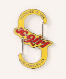 【X-girl /エックスガール】 CHUBBY LOGO CARABINER