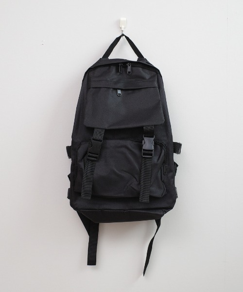 shopnikoniko（ショップニコニコ）の「大容量 リュックサック カエル キーホルダー ぬいぐるみ チャーム 通学 高校生（バックパック/リュック・レディース・ホワイト/ブラック・フリー）」の10枚目の写真