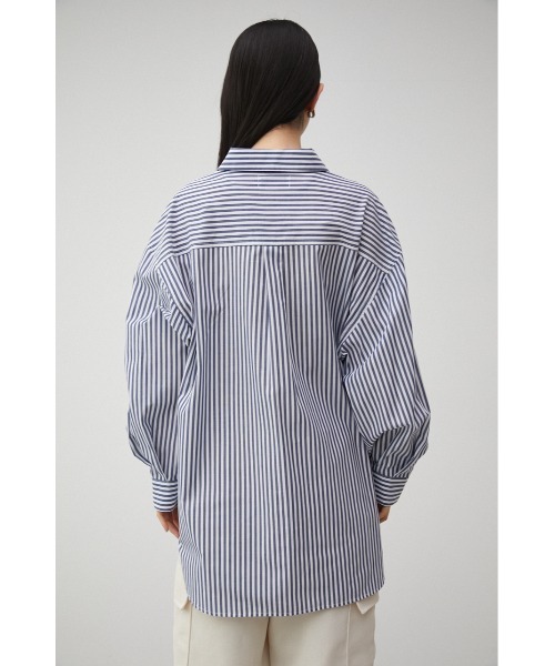 AZUL by moussy（アズールバイマウジー）の「RELATECH COTTON LOOSE SHIRT/リラテックコットンルーズシャツ（シャツ/ブラウス・レディース・グリーン系その他/ブルー系その他3・SMALL/MEDIUM）」の17枚目の写真