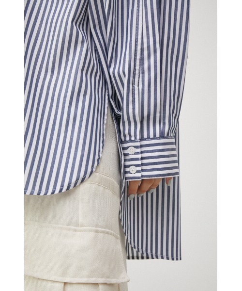 AZUL by moussy（アズールバイマウジー）の「RELATECH COTTON LOOSE SHIRT/リラテックコットンルーズシャツ（シャツ/ブラウス・レディース・グリーン系その他/ブルー系その他3・SMALL/MEDIUM）」の20枚目の写真