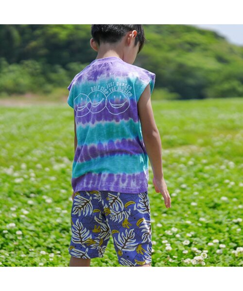 BREEZE（ブリーズ）の「クライミングハーフパンツ_5分丈（その他パンツ・キッズ・ベージュ/パープル/ブラウン/レッド/ピンク/ブルー/グリーン/レインボー/チェック/チャコール・90/100/110/120/80/130/140）」の15枚目の写真