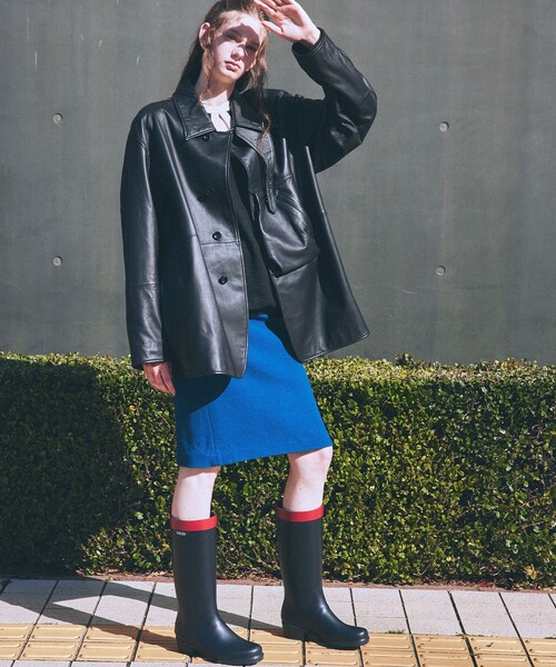 AIGLE ミリカヒールラバーロングブーツ レインブーツ AIGLE（エーグル） 長靴 レインブーツ ミリカ ヒールラバーロング