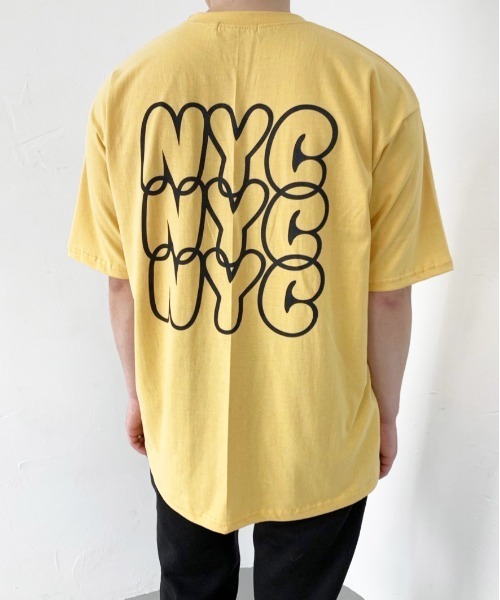 セール】韓国 ファッション ストリート ブランド NYC ロゴ T
