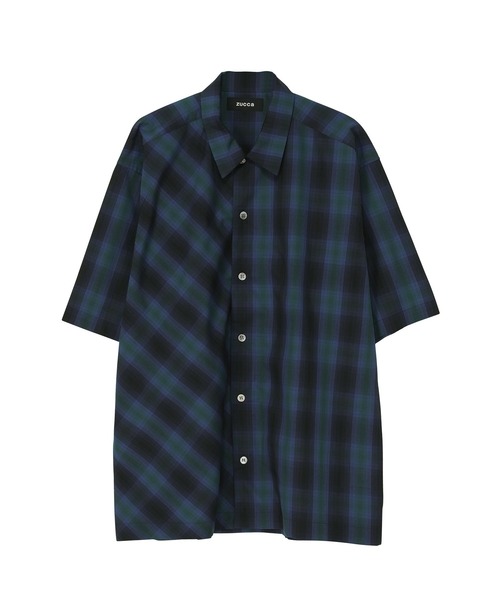 ズッカ　ZUCCA シャツ　ブラウス　プルオーバー ZUCCa（ズッカ）の「PEオンブレーチェック/シャツ（シャツ