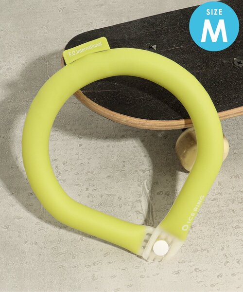 BREEZE（ブリーズ）の「ICE RING 無地 ボタン付き（M）_オトナ（アウトドアグッズ・レディース・ライム/パープル/オフホワイト/オレンジ/ブラック・MEDIUM）」の3枚目の写真