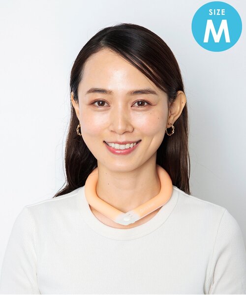 BREEZE（ブリーズ）の「ICE RING 無地 ボタン付き（M）_オトナ（アウトドアグッズ・レディース・ライム/パープル/オフホワイト/オレンジ/ブラック・MEDIUM）」の5枚目の写真