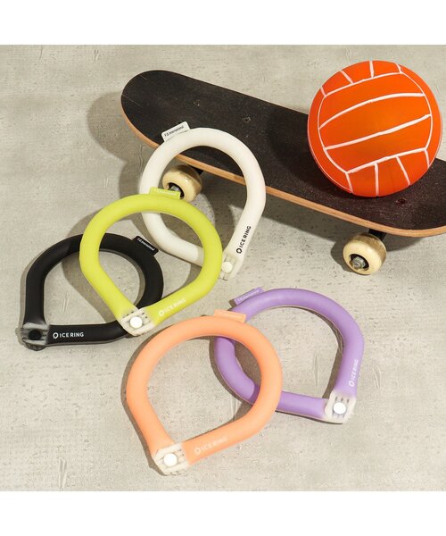 BREEZE（ブリーズ）の「ICE RING 無地 ボタン付き（M）_オトナ（アウトドアグッズ・レディース・ライム/パープル/オフホワイト/オレンジ/ブラック・MEDIUM）」の22枚目の写真