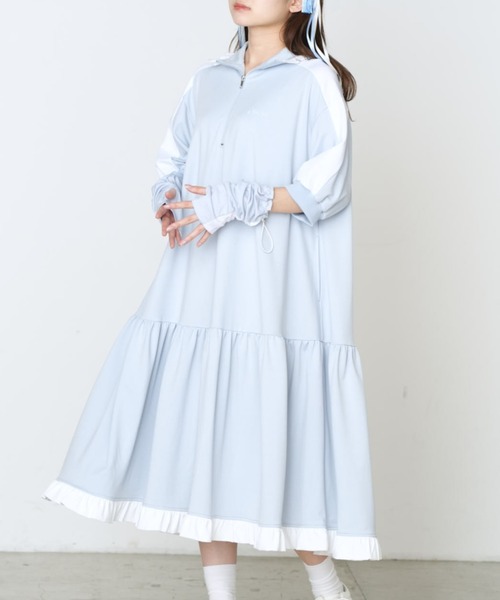 Whinny(ホワイニー)の「Whinny/クシュクシュヘンテコリン(アームカバー・レディース・ホワイト/ブラック/サックスブルー・FREE)」の17枚目の写真