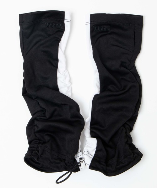 Whinny(ホワイニー)の「Whinny/クシュクシュヘンテコリン(アームカバー・レディース・ホワイト/ブラック/サックスブルー・FREE)」の8枚目の写真