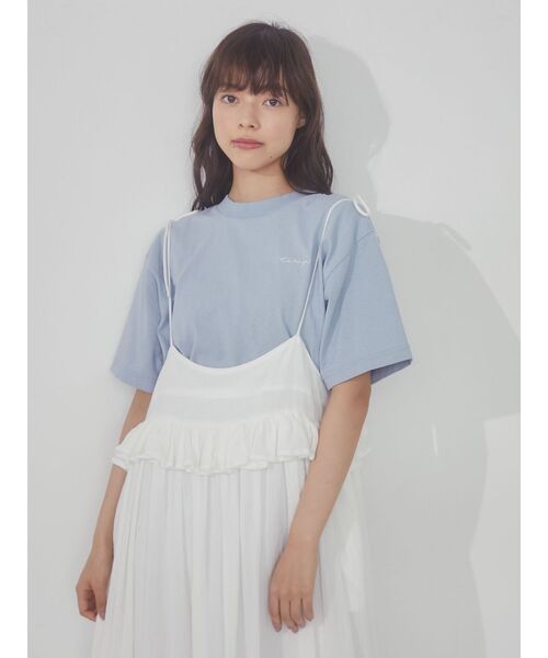 merry jenny（メリージェニー）の「tulip Tee（Tシャツ/カットソー・レディース・アイボリー/ピンク/ブルー・FREE）」の5枚目の写真