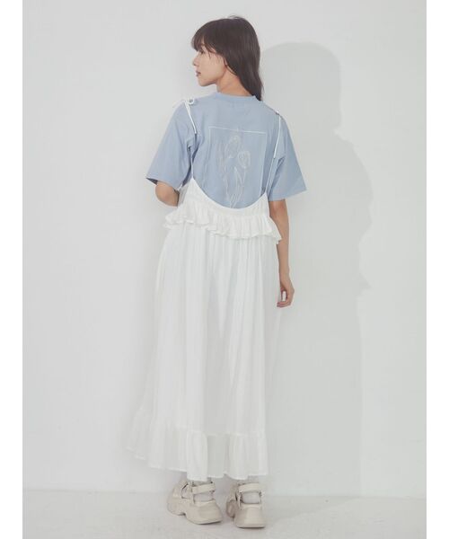 merry jenny（メリージェニー）の「tulip Tee（Tシャツ/カットソー・レディース・アイボリー/ピンク/ブルー・FREE）」の11枚目の写真