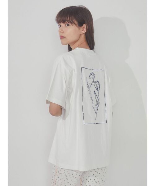 merry jenny（メリージェニー）の「tulip Tee（Tシャツ/カットソー・レディース・アイボリー/ピンク/ブルー・FREE）」の14枚目の写真