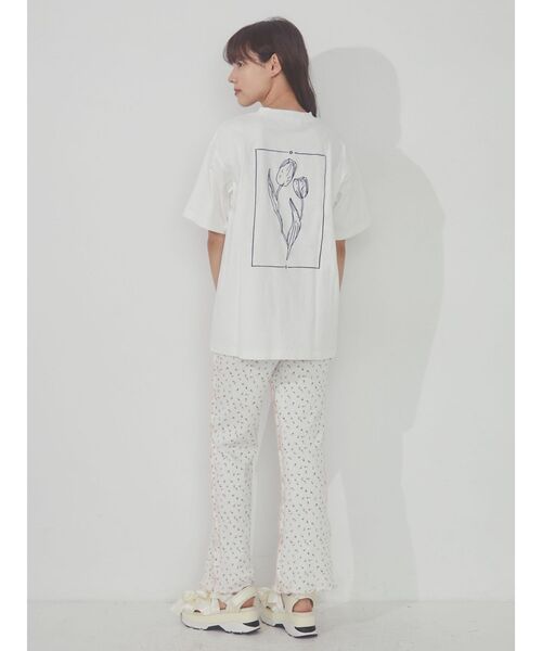 merry jenny（メリージェニー）の「tulip Tee（Tシャツ/カットソー・レディース・アイボリー/ピンク/ブルー・FREE）」の18枚目の写真