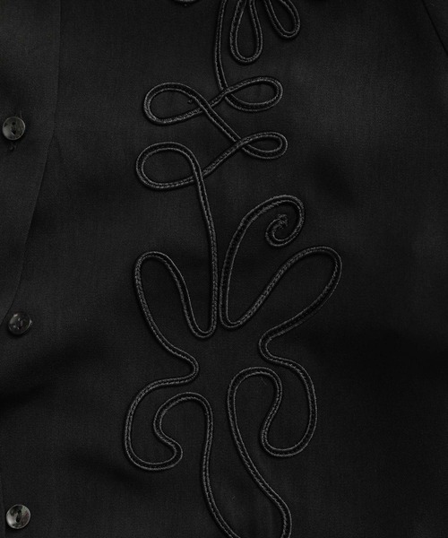 HARE✨TOROMI シシュウシャツ✨完売品 刺繍 ブラック ユニセックス 新品］#HARE TOROMIシシュウシャツ - メルカリ