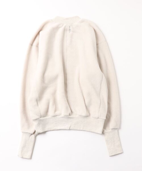 ALWEL（オルウエル）の「[ALWEL] FLEECE SHIRTS / フリース トレーナー（ニット/セーター・レディース・クリーム/ブラック・M）」の15枚目の写真