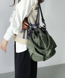 un+frame | ミリタリー巾着2WAYショルダーバッグ(ショルダーバッグ)