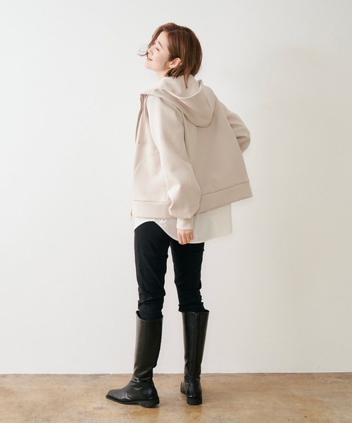 ダンボールジップアップパーカー│Emma Taylor│157cm