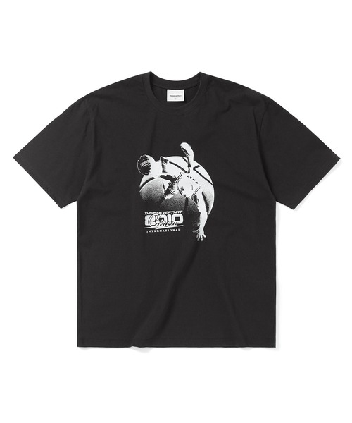 【THISISNEVERTHAT】ダンクフープTシャツ ホワイト thisisneverthat cotton T-shirt T-Logo Tee white color at PRM US