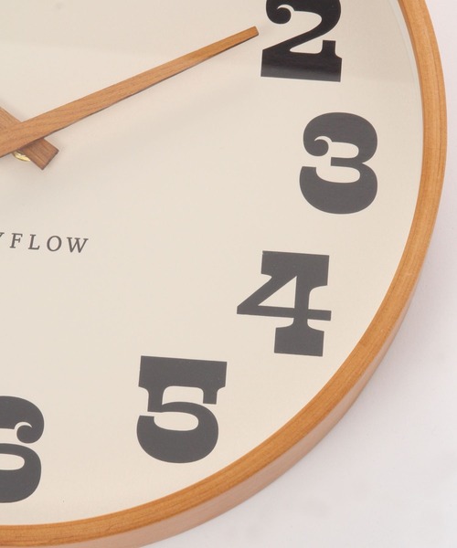 BAYFLOW（ベイフロー）の「BFマゲキフレームラウンドクロック（掛け時計・レディース・ブラウン・0）」の5枚目の写真