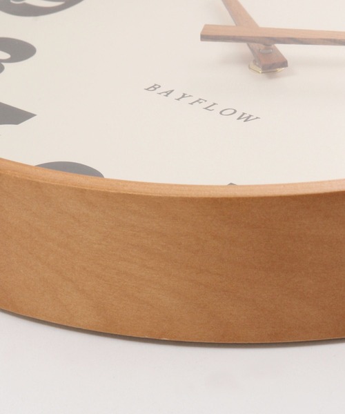 BAYFLOW（ベイフロー）の「BFマゲキフレームラウンドクロック（掛け時計・レディース・ブラウン・0）」の6枚目の写真