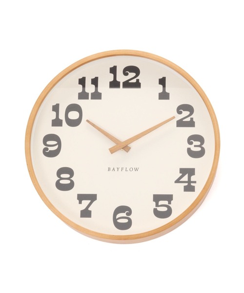 BAYFLOW（ベイフロー）の「BFマゲキフレームラウンドクロック（掛け時計・レディース・ブラウン・0）」の11枚目の写真