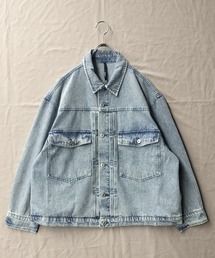 Starting Over（スターティングオーバー）の「ヴィンテージライク　ビッグサイズ デニム ジャケット  Gジャン（デニムジャケット）」