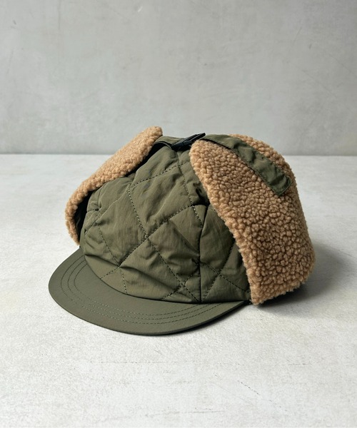 CPCM（シーピーシーエム）の「キルティング×ボアフライトキャップ（キャップ・レディース・ブラック/ブラウン/カーキ・FREE）」の17枚目の写真