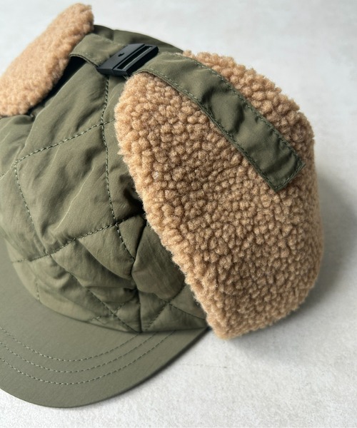CPCM（シーピーシーエム）の「キルティング×ボアフライトキャップ（キャップ・レディース・ブラック/ブラウン/カーキ・FREE）」の20枚目の写真