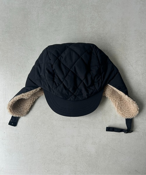 CPCM（シーピーシーエム）の「キルティング×ボアフライトキャップ（キャップ・レディース・ブラック/ブラウン/カーキ・FREE）」の21枚目の写真