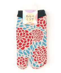 カヤ | 【カヤ】わらべ足袋型くつ下18～21cm 菊(ソックス/靴下)