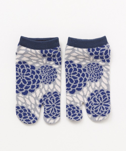 カヤ(カヤ)の「【カヤ】わらべ足袋型くつ下18~21cm 菊(ソックス/靴下・キッズ・グレー/その他・FREE)」の3枚目の写真