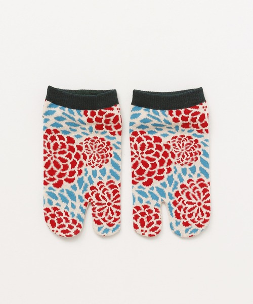 カヤ(カヤ)の「【カヤ】わらべ足袋型くつ下18~21cm 菊(ソックス/靴下・キッズ・グレー/その他・FREE)」の5枚目の写真