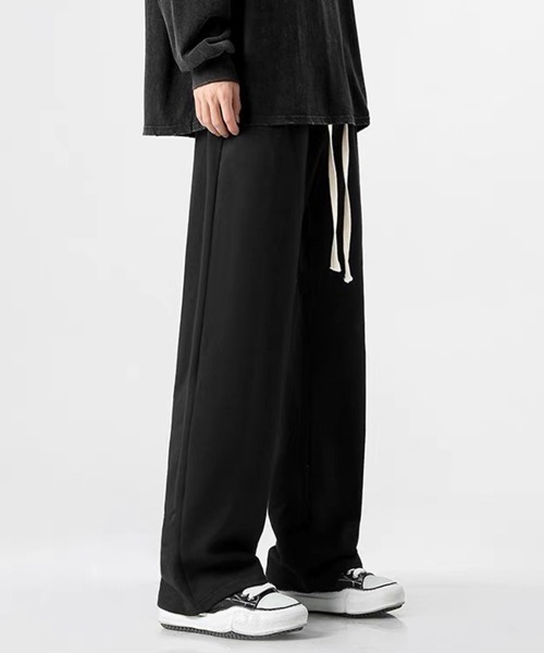 SEN TOKYO(セントーキョー)の「リラクシーな履き心地。ルーズストレート リラックススウェットパンツ(スウェットパンツ・メンズ・グレー/ブラック・M/L/XL)」の11枚目の写真