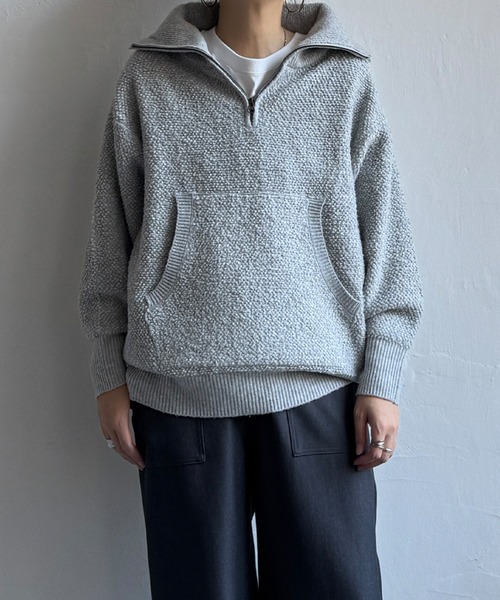 【エルビーシー】ループヤーンハーフジッププルオーバー LBC｜ループヤーンハーフジッププルオーバー | Rakuten Fashion