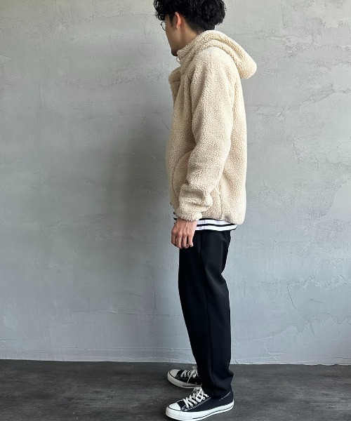 GYMPHLEX/ジムフレックス] ボアフードパーカー（ブルゾン）｜GYMPHLEX