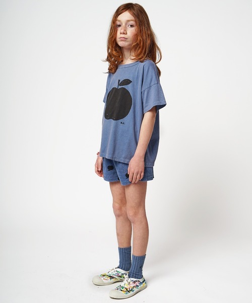 BOBO CHOSES(ボボショーズ)の「Poma short sleeve T-shirt(Tシャツ/カットソー・キッズ・ブルー・4-5YEAR/2-3YEAR/8Y-10Y/6-7YEAR/10Y-12Y)」の3枚目の写真
