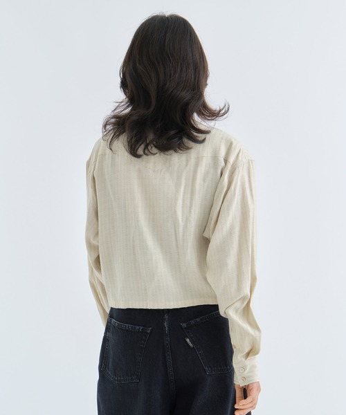PHOTOCOPIEU(フォトコピュー)の「【PHOTOCOPIEU/フォトコピュー】WESTAN SHIRT/ウエスタンシャツ(シャツ/ブラウス・レディース・ブラック/キナリ・36)」の5枚目の写真
