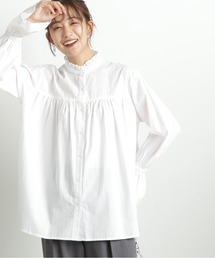 N.（N. Natural Beauty Basic） | ◆フリルネックブラウス(シャツ/ブラウス)