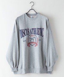 【DISCUS/ディスカス】裏毛　グラフィック　BIGスウェット　トレーナー　バックプリント　ビッグシルエット