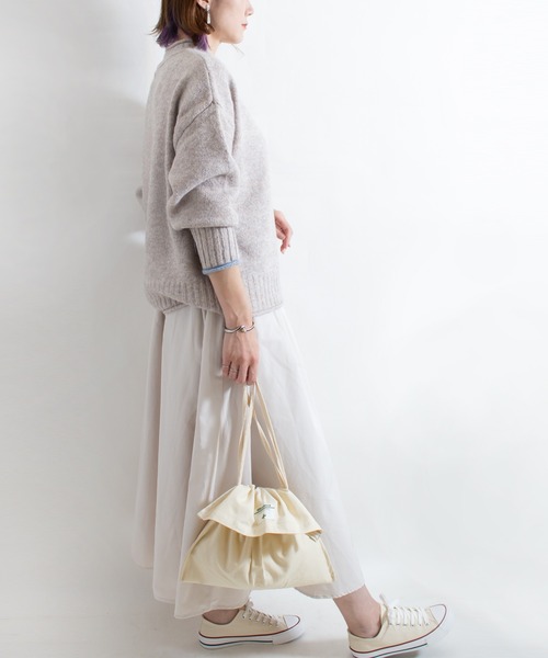 ALL ORDINARIES(オールオーディナリーズ)の「AMERICAN RED CROSS レッドクロス ミリタリー巾着バッグ(ショルダーバッグ・レディース・オリーブ/ナチュラル・FREE)」の13枚目の写真