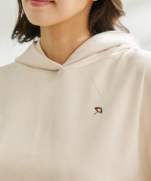 Arnold Palmer（アーノルドパーマー）の「バック ギャザー ボリューム スリーブ スウェット フーディ（パーカー・レディース・チャコールグレー/アイボリー/ライトベージュ・S/M/L）」の8枚目の写真