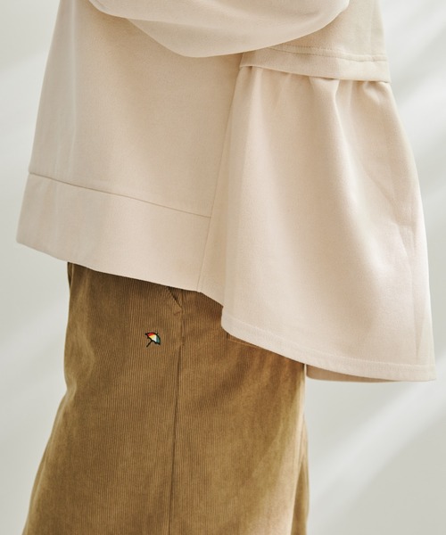 Arnold Palmer（アーノルドパーマー）の「バック ギャザー ボリューム スリーブ スウェット フーディ（パーカー・レディース・チャコールグレー/アイボリー/ライトベージュ・S/M/L）」の10枚目の写真