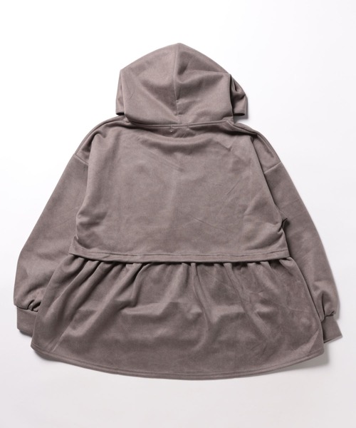 Arnold Palmer（アーノルドパーマー）の「バック ギャザー ボリューム スリーブ スウェット フーディ（パーカー・レディース・チャコールグレー/アイボリー/ライトベージュ・S/M/L）」の5枚目の写真