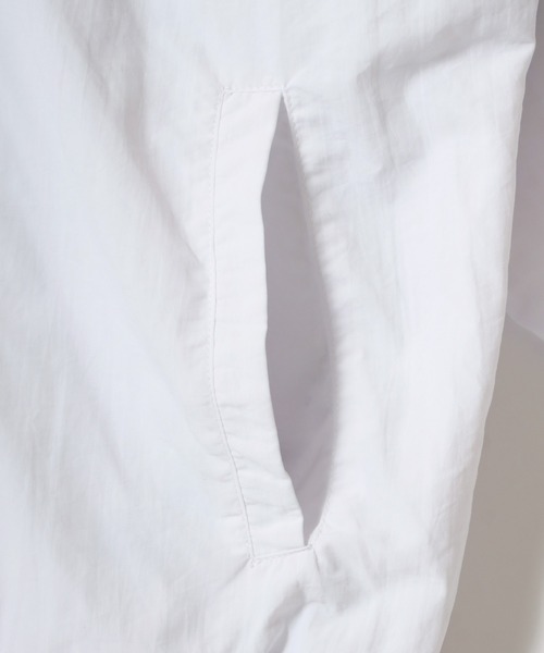 Lazar（ラザル）の「Oversize Switching Truck Jacket/オーバーサイズ 切替 トラックジャケット/ブルゾン レディース メンズ（ナイロンジャケット・メンズ・ブラック/グリーン系その他/ブルー系その他/ブラック系その他/ホワイト/グリーン・M/L/LL）」の19枚目の写真