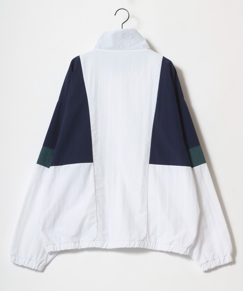 Lazar（ラザル）の「Oversize Switching Truck Jacket/オーバーサイズ 切替 トラックジャケット/ブルゾン レディース メンズ（ナイロンジャケット・メンズ・ブラック/グリーン系その他/ブルー系その他/ブラック系その他/ホワイト/グリーン・M/L/LL）」の8枚目の写真