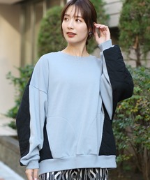 チチカカ | 裏シャギースウェット×カットキルトプルオーバー(スウェット)