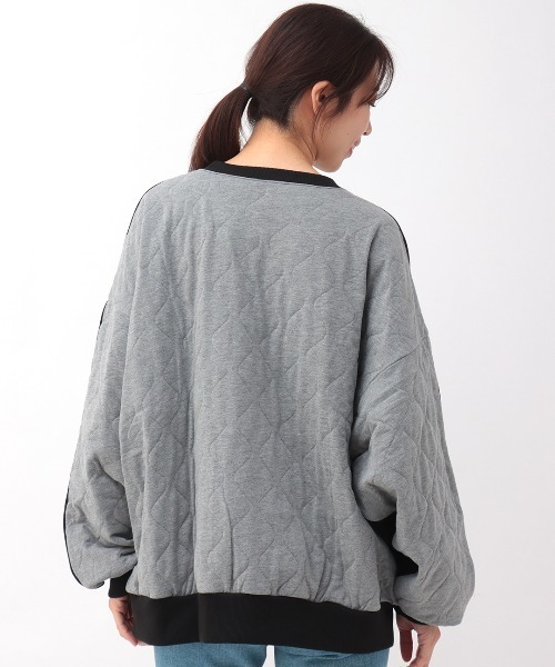 チチカカ（チチカカ）の「裏シャギースウェット×カットキルトプルオーバー（スウェット・レディース・ベージュ/ブルーグレー/ブラック・FREE）」の15枚目の写真