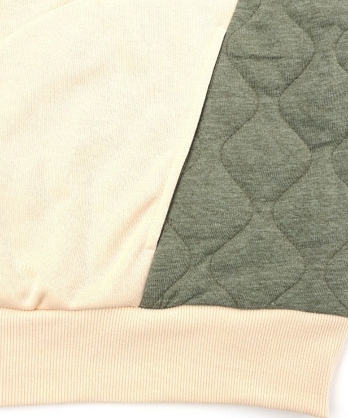 チチカカ（チチカカ）の「裏シャギースウェット×カットキルトプルオーバー（スウェット・レディース・ベージュ/ブルーグレー/ブラック・FREE）」の18枚目の写真